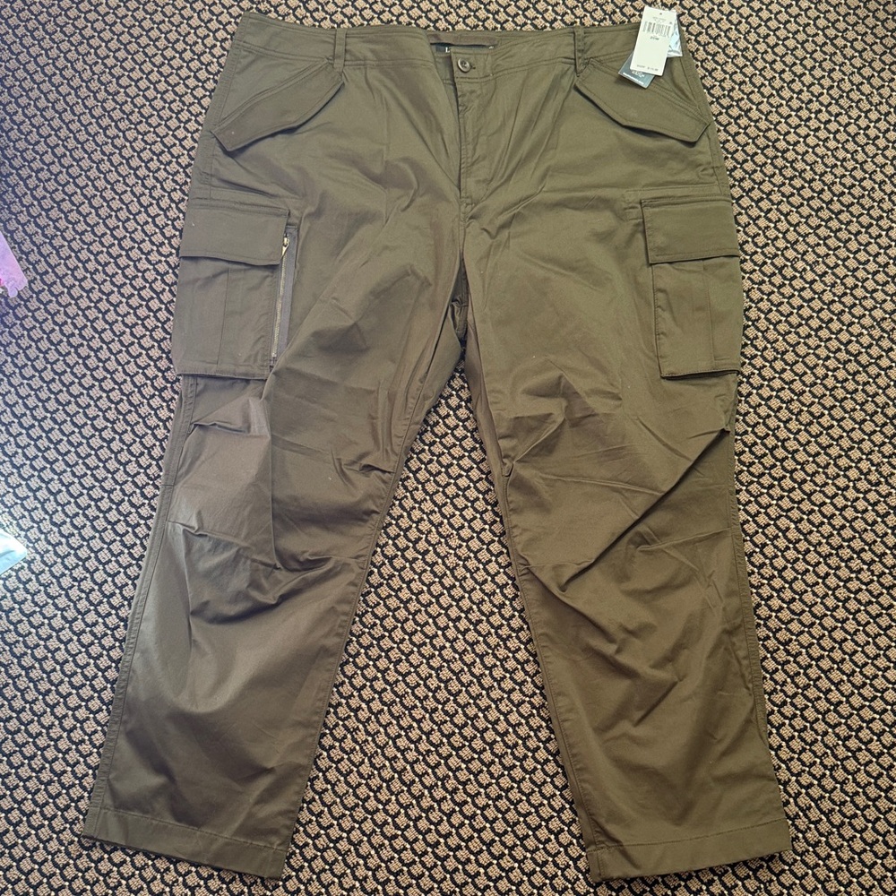 Lauren Ralph Lauren Dark Green  Cargo Pants,size 20W